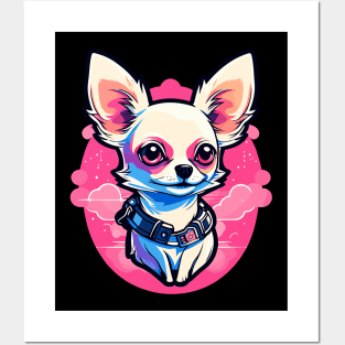 Chihuahua Dog Illustration Posters and Art